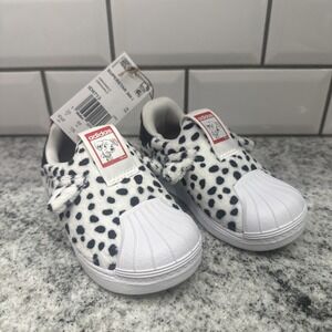 adidas Originals x Disney Superstar 360 I 101 Dalmatians Dog Ears Toddler Sz 6.5